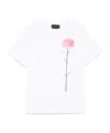 Simone Rocha Women Carnation Print Short Sleeve T-shirt In White