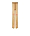 Simone Rocha Carnation Tights In Light Brown