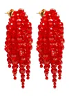 Simone Rocha Cascading Chandelier Beaded Drop Earrings