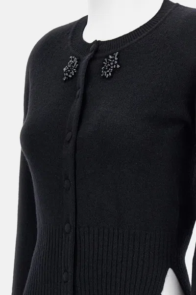 Simone Rocha Cashmere Cardigan In Black