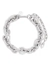 Simone Rocha Chain Pearl Chocker Necklace In Metallic