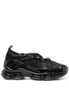 Simone Rocha Classic Ballerina Sneakers In Black