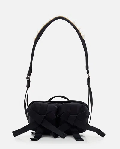 Simone Rocha Classic Bow Crossbody Bag In Black