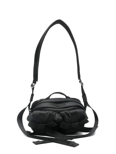 Simone Rocha "classic Bow" Crossbody Bag In Black