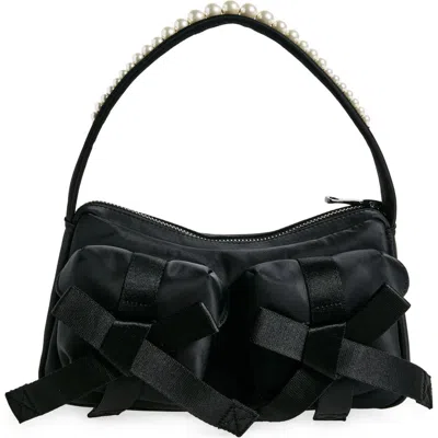 SIMONE ROCHA SIMONE ROCHA CLASSIC BOW SATIN SHOULDER BAG