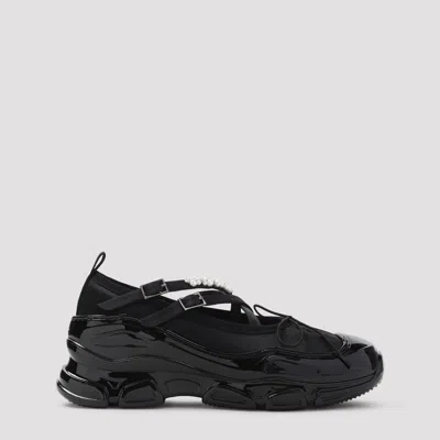 SIMONE ROCHA CLASSIC CRISS CROSS TRACKER BALLERINA