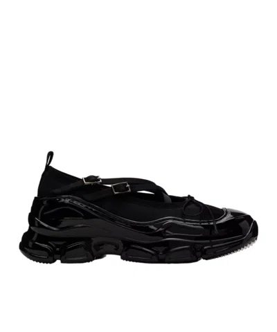 SIMONE ROCHA SIMONE ROCHA	ROUND TOE PANELLED BALLERINES