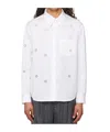 Simone Rocha White Classic Fit Shirt