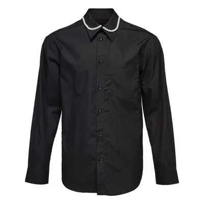 Simone Rocha Classic Fit Shirt In Black