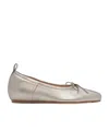 Simone Rocha Classic Pleated Leather Ballet Flats