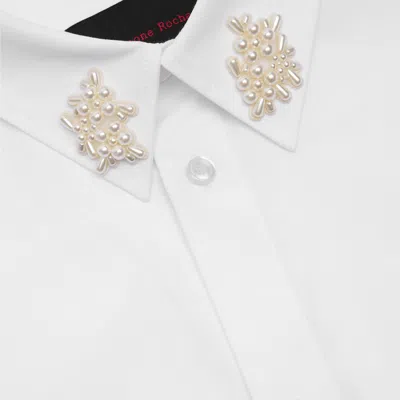 Simone Rocha Classic Shirt In White