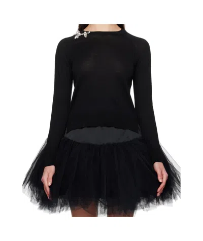 Simone Rocha Classic Sweater In Black