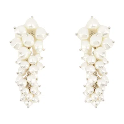 Simone Rocha Cluster Earrings In Metallic