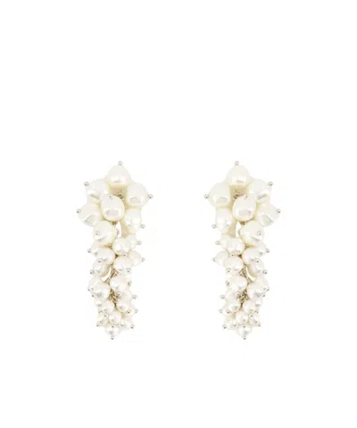 Simone Rocha Cluster Earrings In Metallic