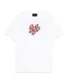 Simone Rocha Cluster Rose Logo Print T-shirt In White
