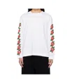 Simone Rocha Cluster Rose Logo Print T-shirt In White