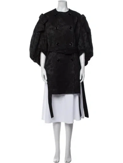 Pre-owned Simone Rocha Coat In Black