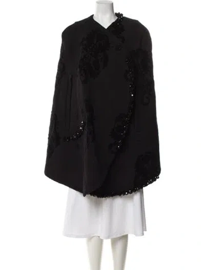 Pre-owned Simone Rocha Coat In Black
