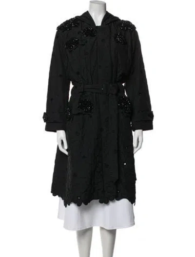 Pre-owned Simone Rocha Coat In Black