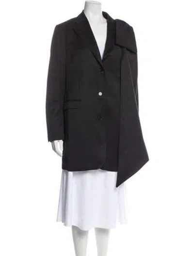 Pre-owned Simone Rocha Coat In Gray