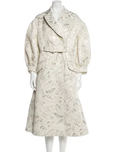 Pre-owned Simone Rocha Coat In Neutral