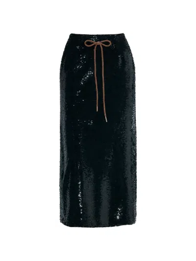 Simone Rocha Column Skirt In Blue