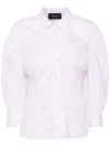 Simone Rocha Cotton Corset Shirt In Pink
