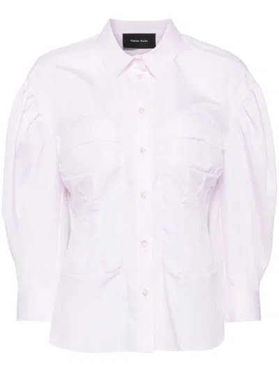 SIMONE ROCHA CORSET SEAM SHIRT