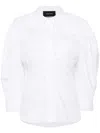 Simone Rocha White Corset Seam Shirt In White