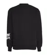 Simone Rocha Ribbon Logo-print Sweatshirt In Black