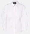 Simone Rocha Cotton Corset Shirt In Pink