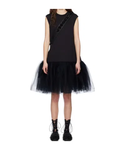 SIMONE ROCHA COTTON JERSEY DRESS