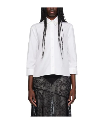 Simone Rocha Cotton Shirt In White