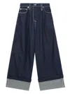Simone Rocha Crystal-embellished Jeans In 蓝色
