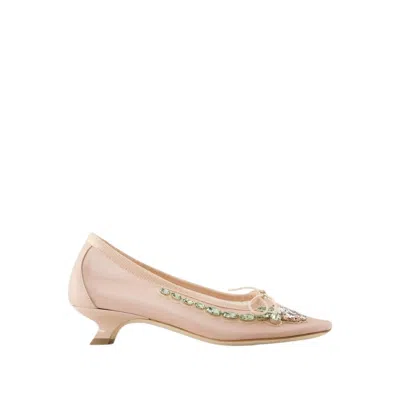 Simone Rocha Court Shoes - Mesh - Nude