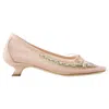 Simone Rocha Mesh Ballerina Heel In White