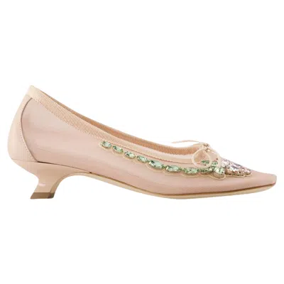 SIMONE ROCHA COURT SHOES - SIMONE ROCHA - MESH - NUDE