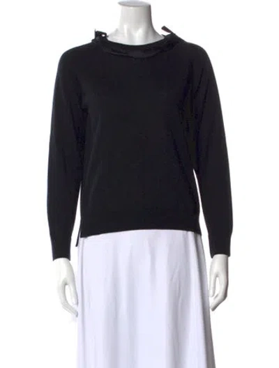 Pre-owned Simone Rocha Cowl Neck Long Sleeve Sweatshirt In Black