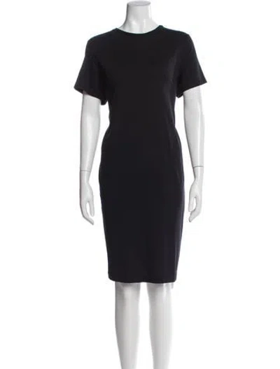 Pre-owned Simone Rocha Crew Neck Knee-length Dress In Black