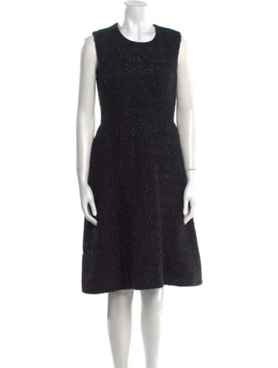 Pre-owned Simone Rocha Crew Neck Knee-length Dress In Blue