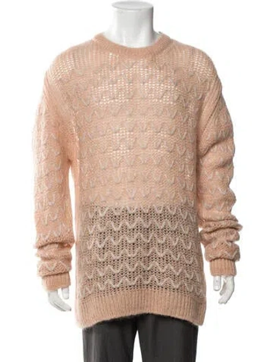 Pre-owned Simone Rocha Crew Neck Long Sleeve Pullover In Neutrals