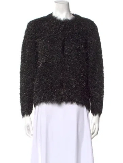 Pre-owned Simone Rocha Crew Neck Long Sleeve Top W/ Tags In Black