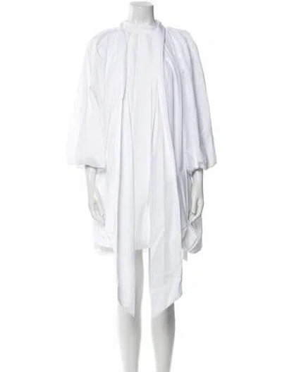 Pre-owned Simone Rocha Crew Neck Mini Dress W/ Tags In White