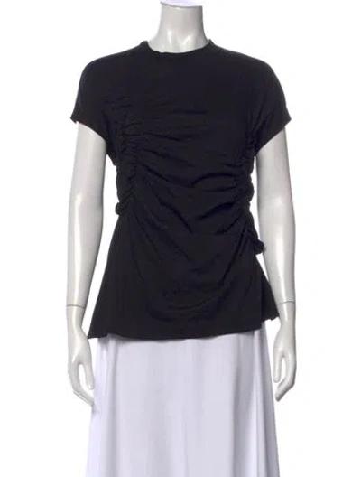 Pre-owned Simone Rocha Crew Neck Short Sleeve Top In Black