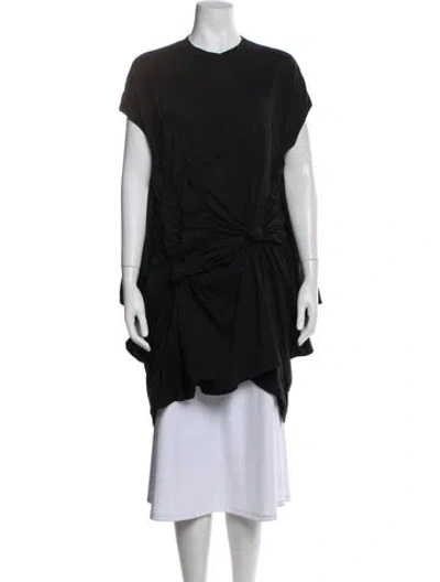 Pre-owned Simone Rocha Crew Neck Short Sleeve Top In Gray