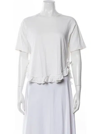 Pre-owned Simone Rocha Crew Neck Short Sleeve Top In White