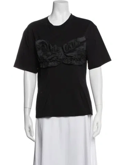 Pre-owned Simone Rocha Crew Neck Short Sleeve T-shirt In Blue