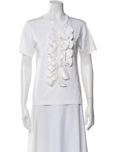 Pre-owned Simone Rocha Crew Neck Short Sleeve T-shirt In Neutral