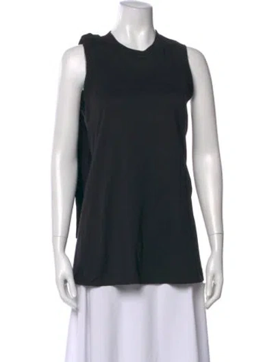 Pre-owned Simone Rocha Crew Neck Sleeveless Top In Black