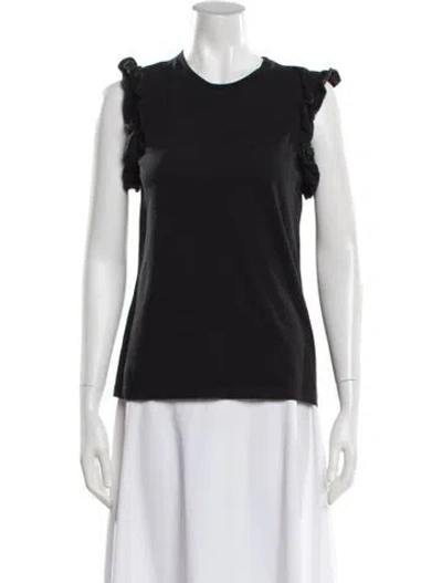 Pre-owned Simone Rocha Crew Neck Sleeveless Top In Black